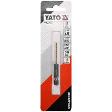 METAL DRILL WITH HEX SHANK 5,5MM TITAN (YT-44763)