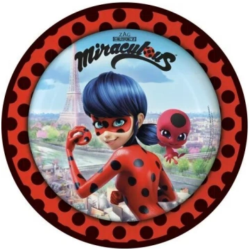 Miraculous Ladybug papīra šķīvji (8 gabali)