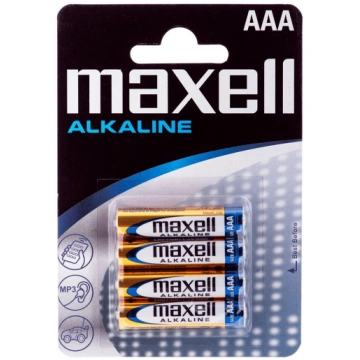 Maxell Battery Alkaline LR-03 AAA 4-Pack Single-us