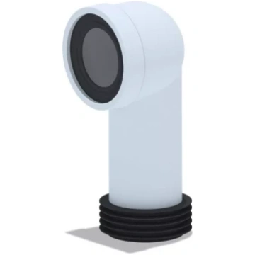 WC pieslēgums-izlaide ar līkumu 90°/110mm