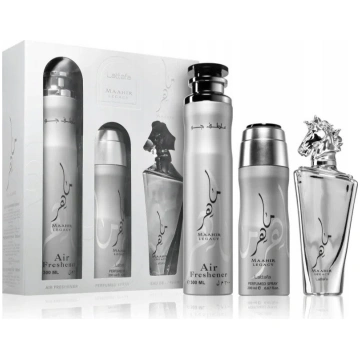 SET LATTAFA Maahir Legacy EDP spray 100ml + PERFUM