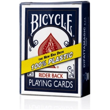 BICYCLE - 100% PLASTIC - BLUE BACK PLAYING CARDS B