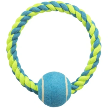 Trixie Denta Fun Tennis Ball On A Rope rotaļlieta 