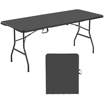 VEVOR Folding Buffet Table, Portable Multi-Purpose