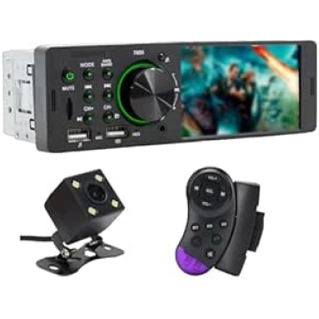 Bluetooth auto radio, viena DIN auto radio ar 4 co