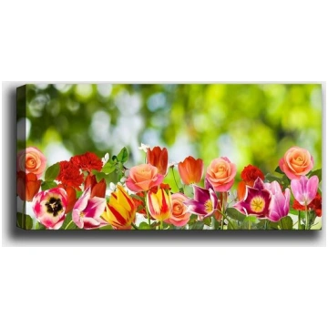 Reprodukcija Tulpes un rozes