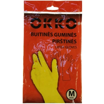 HOUSEHOLD RUBBER GLOVES OKKO M GL41SIZE-M (4770364