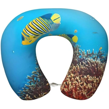 Royal Angel Fishes ceļojuma spilvens lidmašīnā ceļ