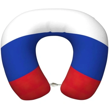 Ergonomisks ceļojuma spilvens kaklam ar Krievijas