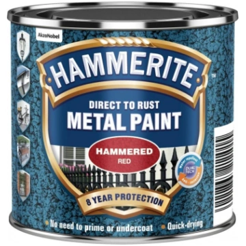 Hammerite PAINT HAMMERITE RED HAMMERED 750ML