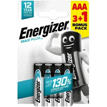 Sārmainās AAA baterijas Energizer Max Plus CHP4 3+