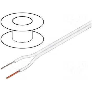 Wire: loudspeaker cable | 2x1mm2 | stranded | OFC 