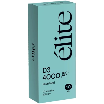 ELITE Vitamīns D3 4000 SV sprejs, 10 ml