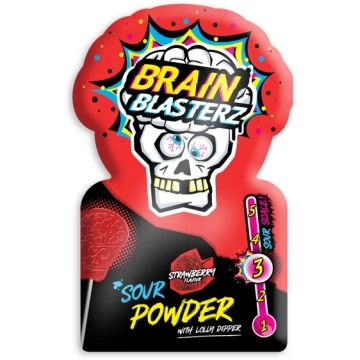 Ledene ar pulveri BRAIN BLASTERZ SOUR POWDER, 10g
