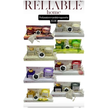 Set profumatore, candela e saponetta-Rellable Home
