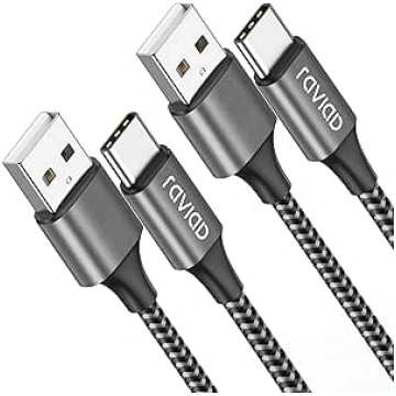 Raviad USB Type C Cable Nylon Type C Charging Cabl