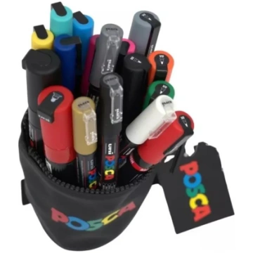 Penālis Posca Posca Retractable Case, Zipper Close