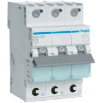 Automātslēdzis 6kA C 6A 3P Quick Connect Hager MCS
