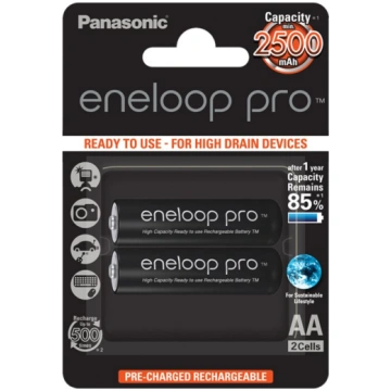 Panasonic eneloop pro BK-3HCDE/2BE battery - 2 x A
