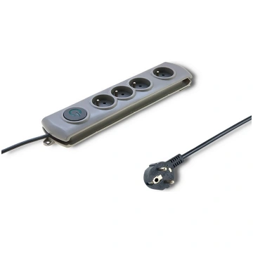 Surge protector Quick Switch 4 sockets 1,5m gray |