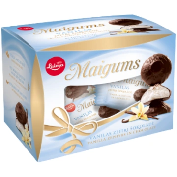 Zefīrs šokolādē Maigums, vaniļas, 185g RIM164269
