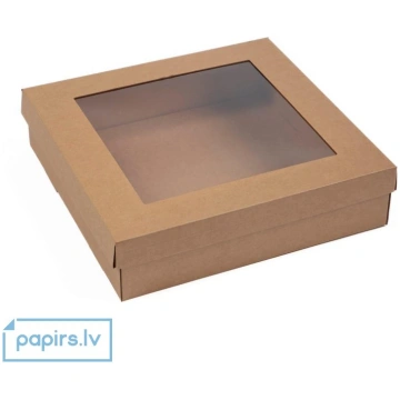 Kartona kaste 320x320x80mm, spec, brūna, kaste + v