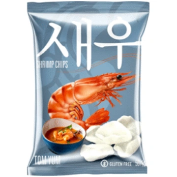 Garneļu čipsi TomYum SHRIPS 50g