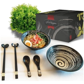 GlücksKompass Japāņu Ramen keramikas trauku komple