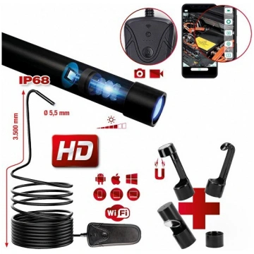 Endoskops Wi Fi 5.5mm, 3.5m KS Tools