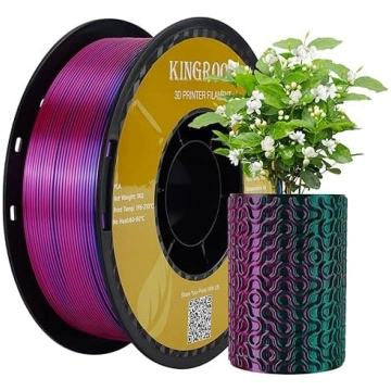 Kingroon PLA 3D printera filaments, trīs krāsu zīd