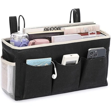IGNPION IGPUK0584 Linen Bedside Storage Bags Hangi