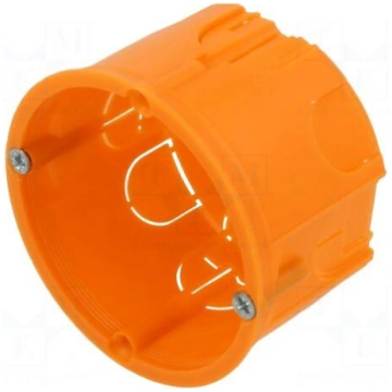 Enclosure: junction box | Ø: 63mm | plaster embedd