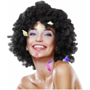 Parūka GoDan Peruka mega afro melna – 1 gab., univ