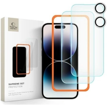 Tech-Protect Supreme Set 3-Pak Apple iPhone 16 prz