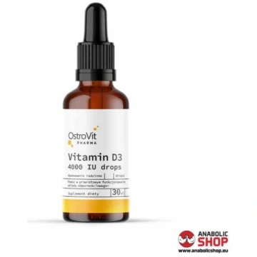 Ostrovit Vitamin D3 4000 IU drops D vitamīna pilie