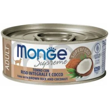 Monge Supreme Tuna With Brown Rice & Coconut konse