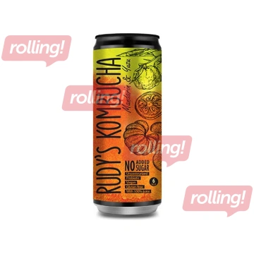 Kombuča Rudy's Kombucha, mandarīns un yuzu, s
