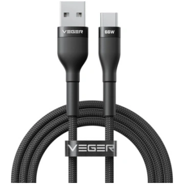 Veger Cable USB-A to USB-C PD 11V 6A 66W AC04 1.2m