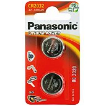 Panasonic Lithium Power CR2032 2-pack Baterijas CR