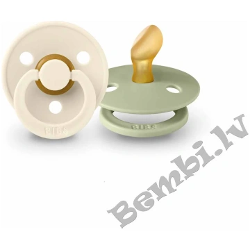 BIBS Colour Anatomical Ivory / Sage (6-18 mēn)