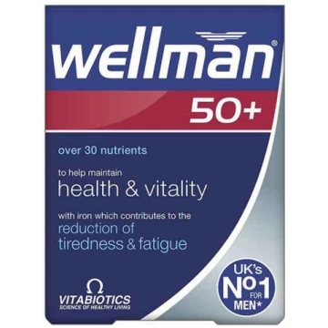 WELLMAN 50+ tabletes N30 Vitabiotics