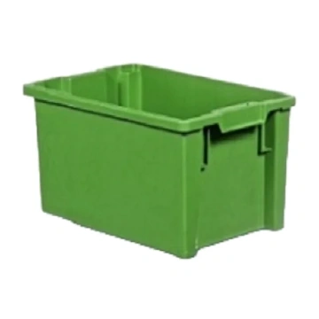 Plastmasas kaste 600 x 400 x 350 mm, Zaļa Konteine