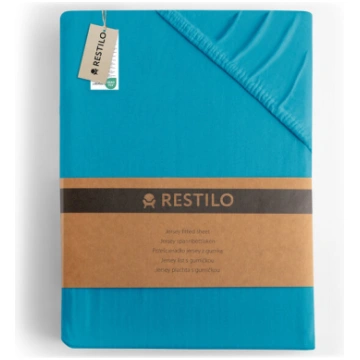 Restilo palags ar gumiju matracim Jersey Amber, 18