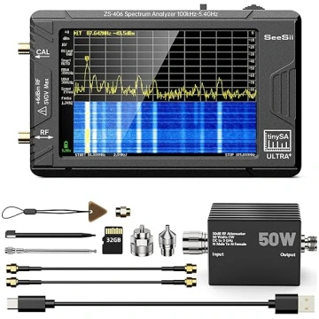 SEESII TinySA Ultra+ ZS406 spektra analizators ar 