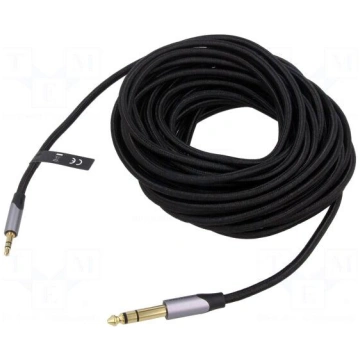 Cable | Jack 3.5mm 3pin plug,Jack 6,3mm 3pin plug 