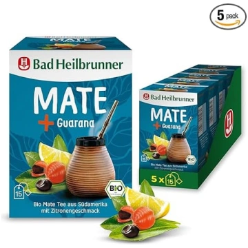 Bad Heilbrunner Bio Mate Guarana tēja – mate, guar