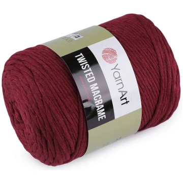 Yarn Art Twisted Macrame dzija - 781 bordo