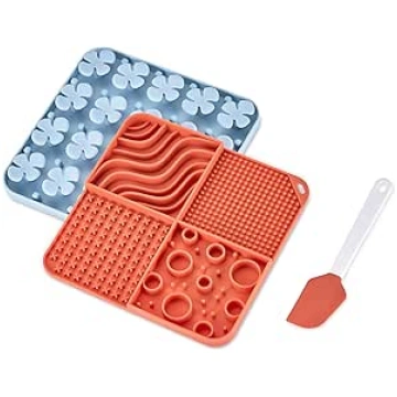 Amazon Basics 2 x Silicone Dog Feeding Mats : Amaz