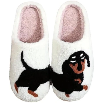 OJXTRDE Cute Dachshund čības Sievietes Vīrieši Fuz