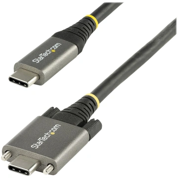 StarTech 20" 50cm Side Screw Locking USB C Cable 1